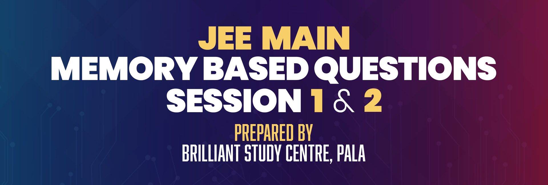 JEE Main Feature