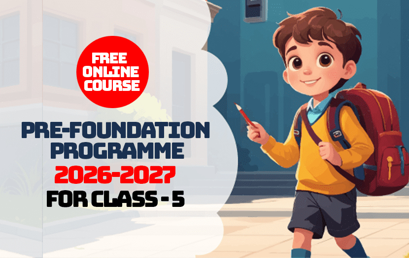 Pre-Foundation Course 2026-27 for Class V