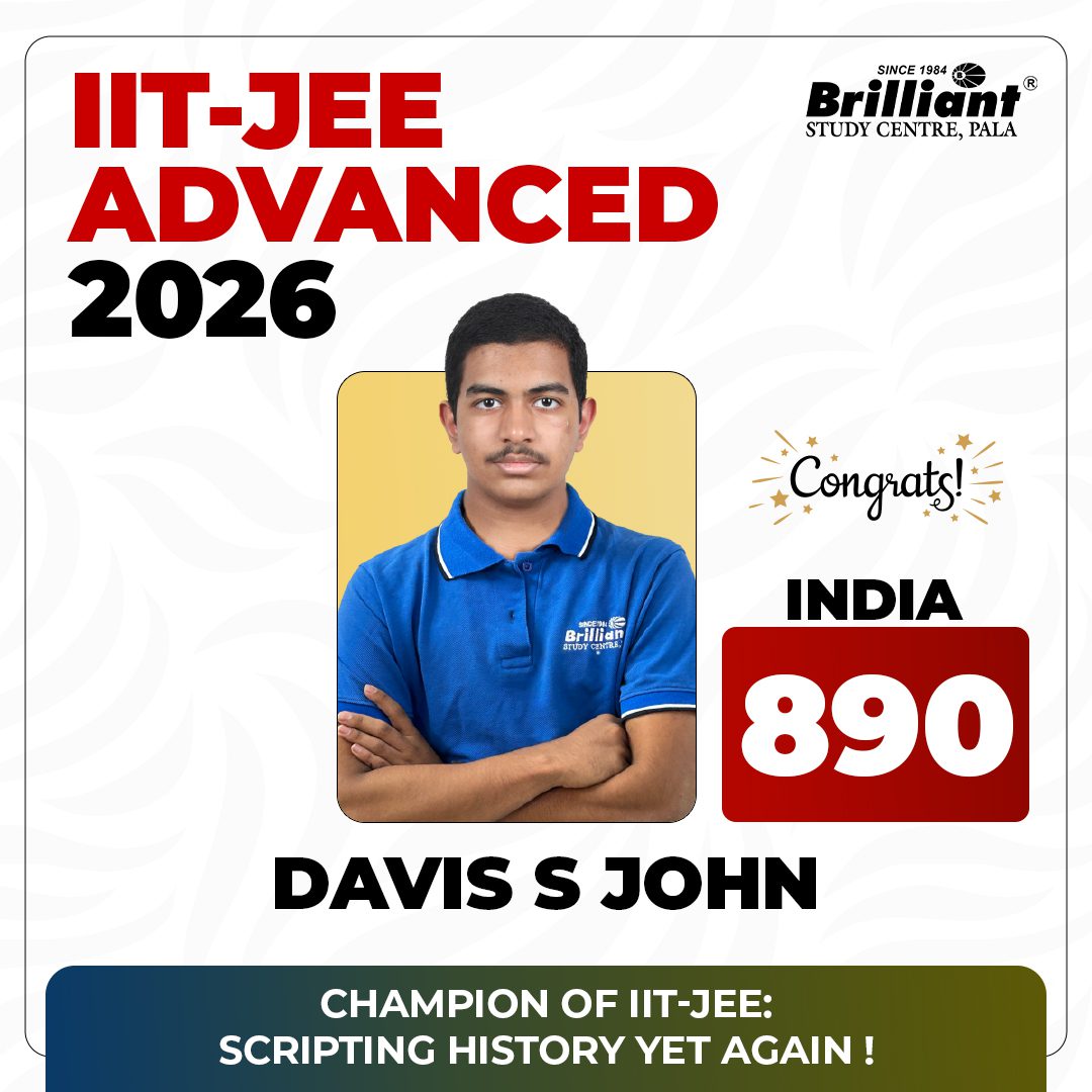 Davis S John JEE Advanced 2026 Topper
